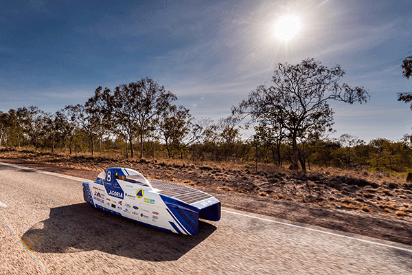 SolarCar Belgium at the Solar Race 2019